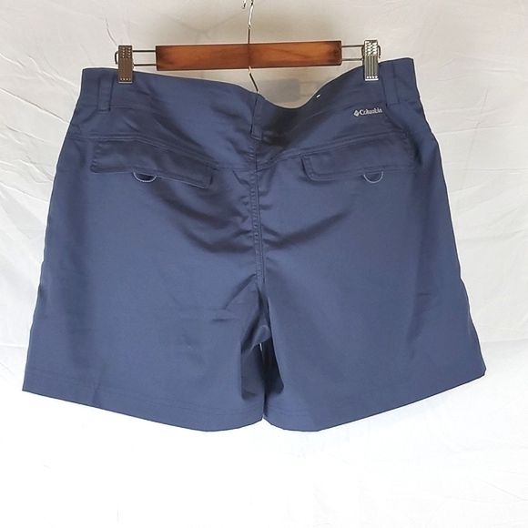 Columbia Omni-Shield Advanced Repellency Navy Blue 6 Inch Shorts - Picture 4 of 5
